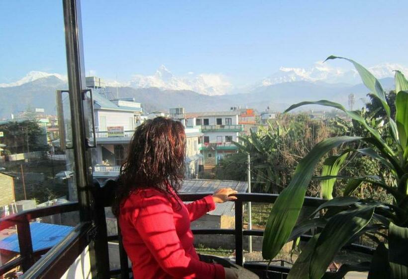اتاق لوکس با چشمانداز, New Annapurna Guest House