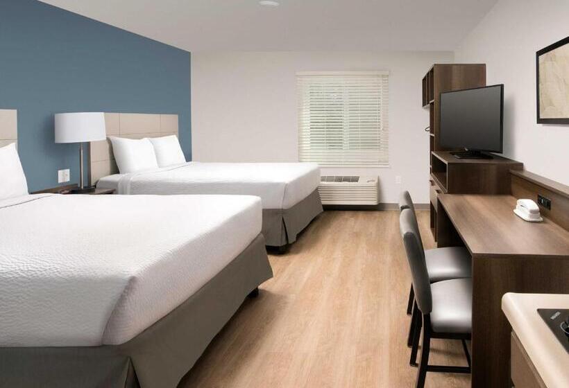 Номер Стандарт 2 Двуспальные Кровати, Woodspring Suites Fargo North Near Ndsu