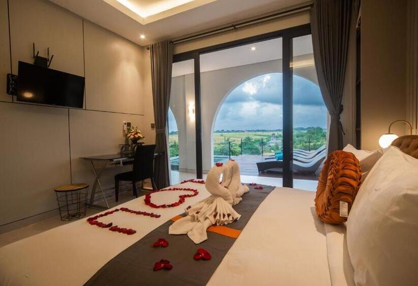 带大床的复式套间, Alsava Villa And Suites Canggu