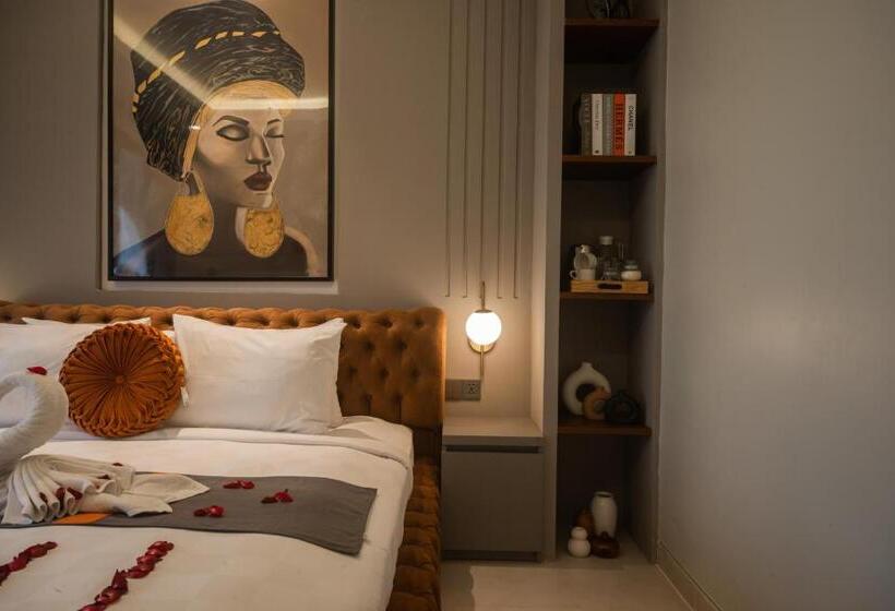 带大床的复式套间, Alsava Villa And Suites Canggu