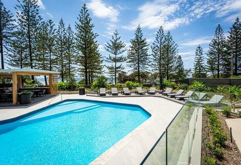 شقة غرفتين مطلة على البحر, Burleigh Esplanade Apartments