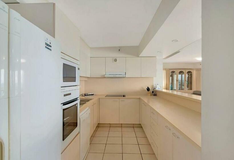 شقة غرفتين مطلة على البحر, Burleigh Esplanade Apartments