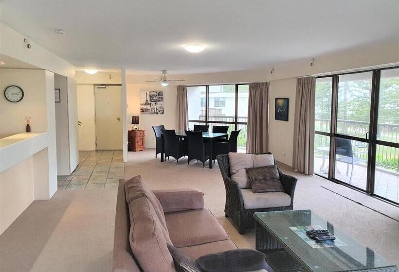 شقة إقتصادية غرفتين نوم, Burleigh Esplanade Apartments