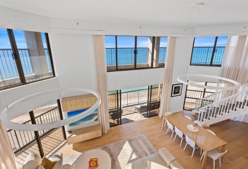 شقة دور أخير غرفة نوم واحدة, Burleigh Esplanade Apartments