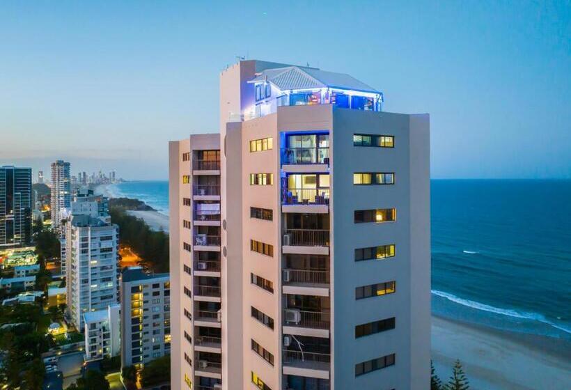 غرفة دور أخير, Burleigh Esplanade Apartments
