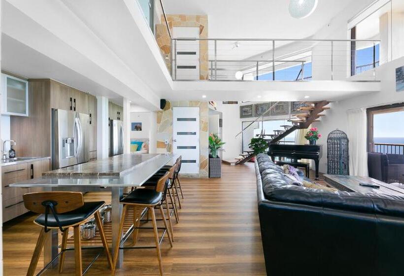 شقة دور أخير غرفة نوم واحدة, Burleigh Esplanade Apartments