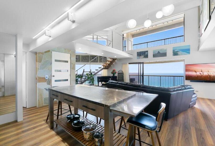 شقة دور أخير غرفة نوم واحدة, Burleigh Esplanade Apartments