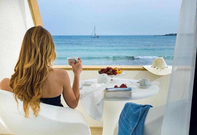 חדר דלוקס עם מרפסת נוף לים, White Bay