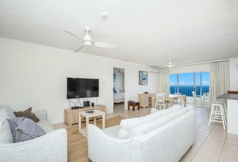 침실 2개 바다 전망 아파트, Pacific Plaza Apartments