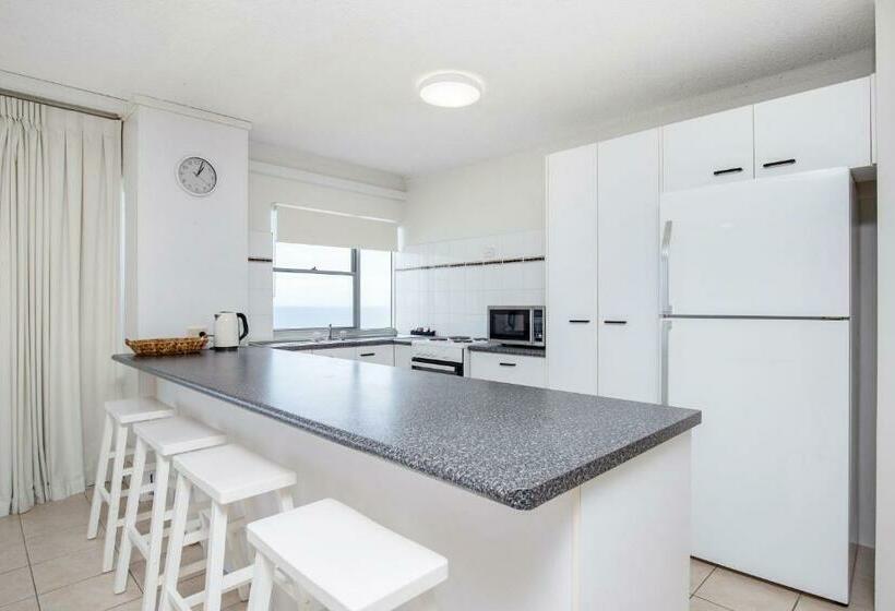 침실 2개 바다 전망 아파트, Pacific Plaza Apartments