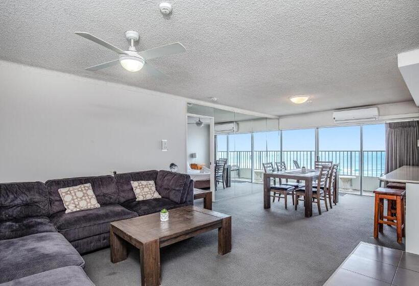 침실 2개 바다 전망 아파트, Pacific Plaza Apartments