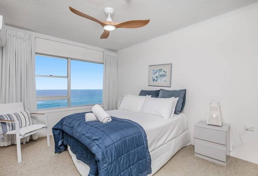 침실 2개 바다 전망 아파트, Pacific Plaza Apartments