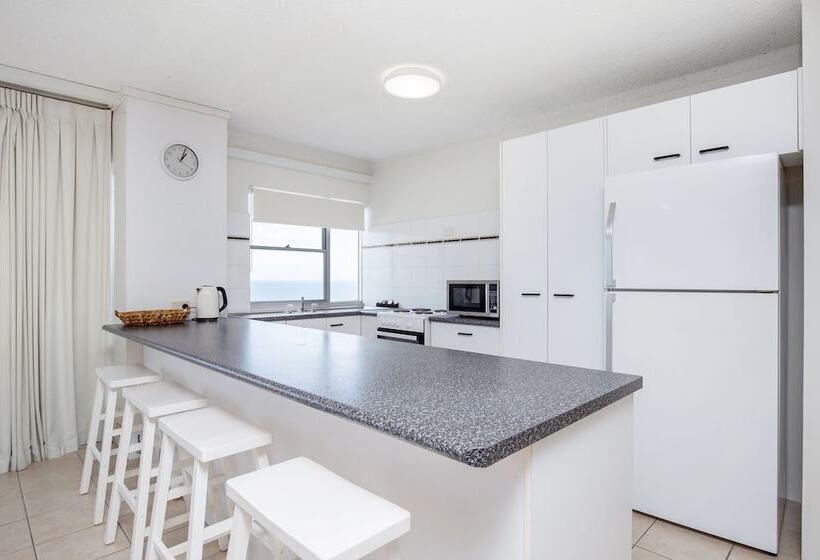 침실 2개 바다 전망 아파트, Pacific Plaza Apartments