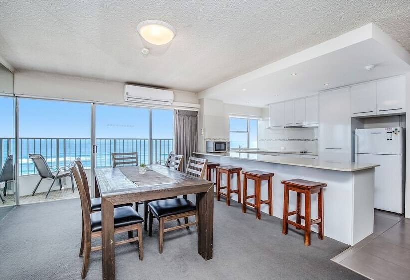 침실 2개 바다 전망 아파트, Pacific Plaza Apartments