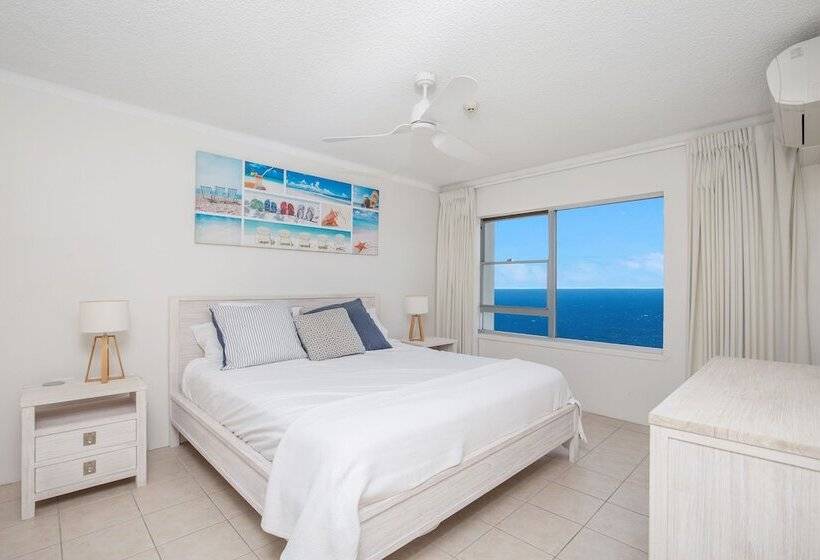 침실 2개 바다 전망 아파트, Pacific Plaza Apartments