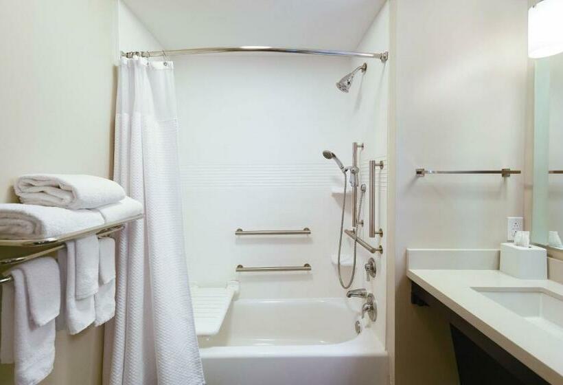 带大床的标准工作室, Towneplace Suites By Marriott Slidell