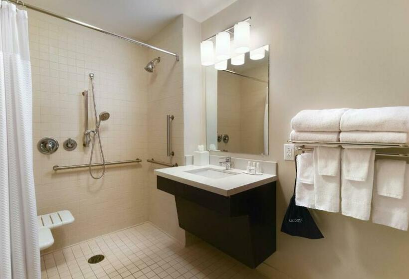 带大床的标准工作室, Towneplace Suites By Marriott Slidell