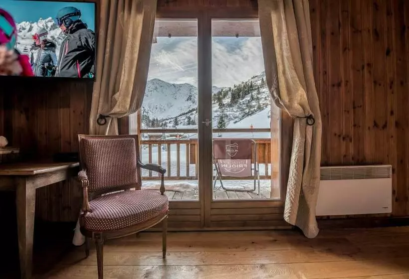 Perhehuone Vuoristonäkymä, Chalet Du Friolin