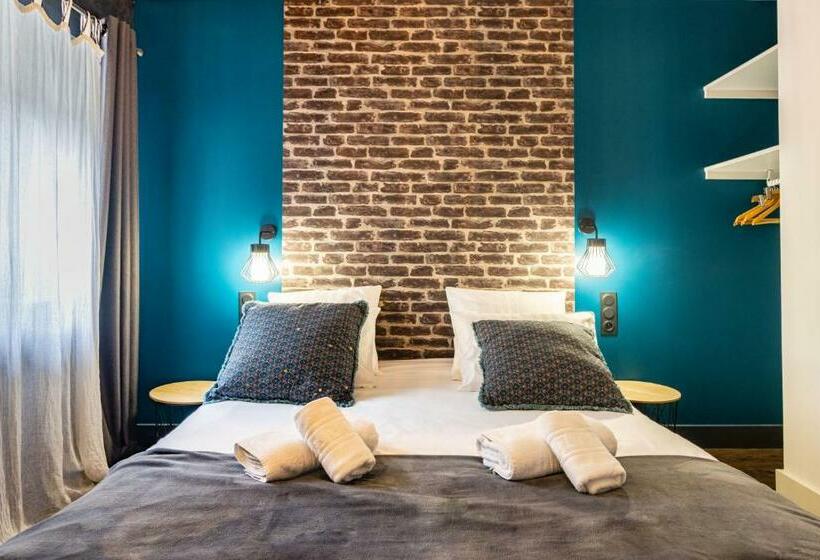 חדר לארבעה סטנדרטי עם נוף לגינה, Chambre D Hôtes Chez Dom