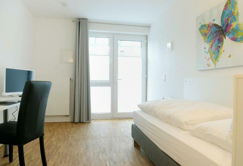 발코니 스탠다드 싱글 룸, Bed & Breakfast Meerbusch