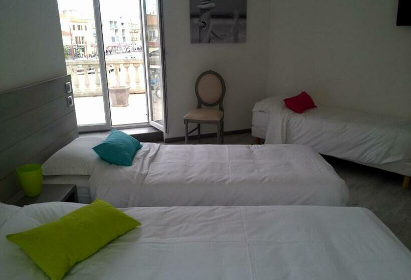 غرفة قياسية مزوَّدة بتراس, Restaurant Du Port