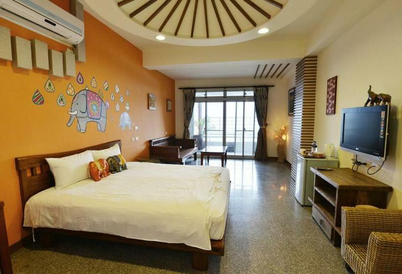 اتاق استاندارد با بالکن و چشمانداز دریا, Spray House