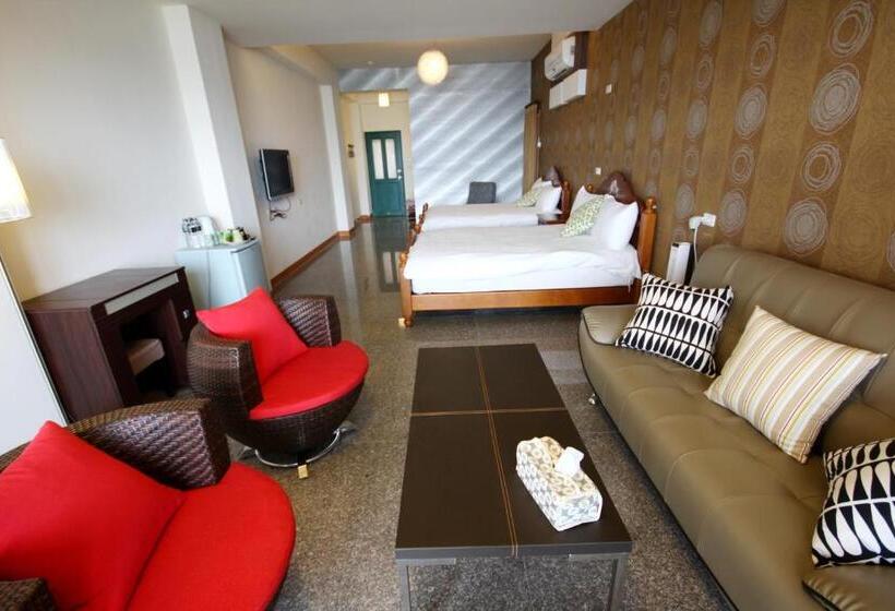 اتاق استاندارد چهار تخته با چشمانداز دریا, Spray House