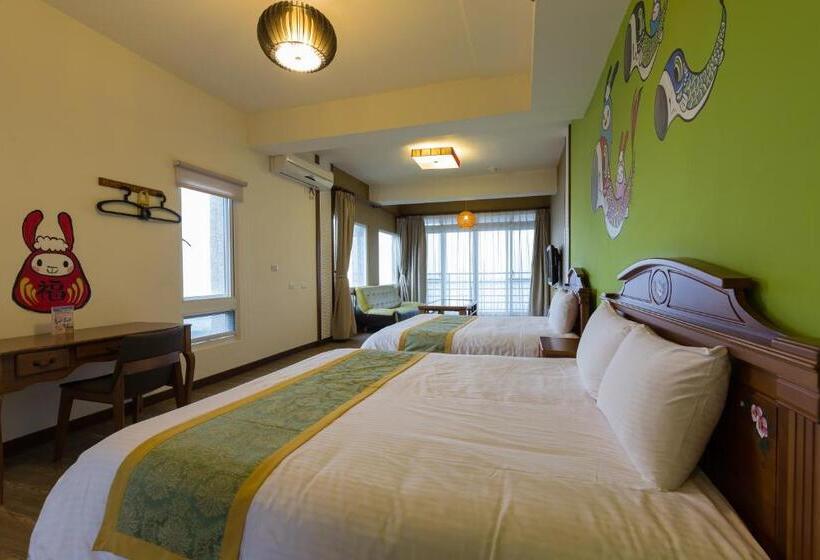 اتاق استاندارد چهار تخته با چشمانداز دریا, Spray House