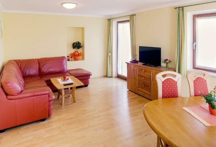 آپارتمان 1 خوابه با چشم‌انداز باغ, Pension Anna