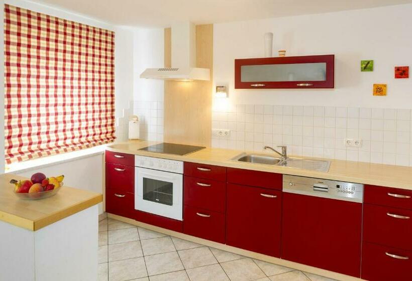 آپارتمان 1 خوابه با چشم‌انداز باغ, Pension Anna