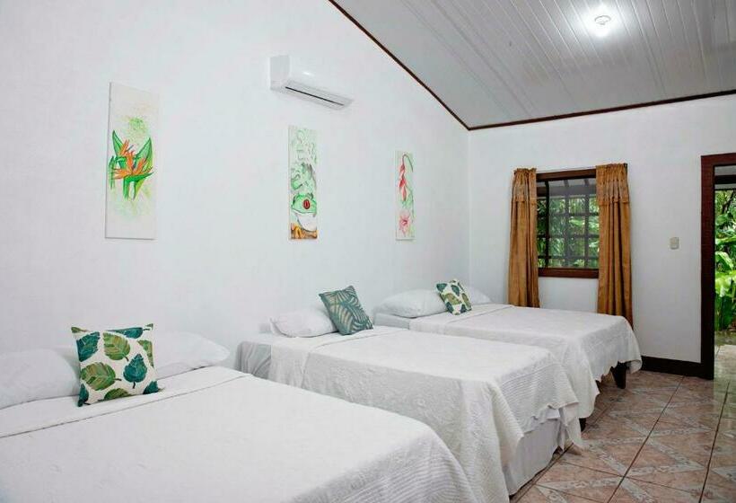 غرفة عائلية مطلّة علي الحديقة, Tortuguero Beachfront
