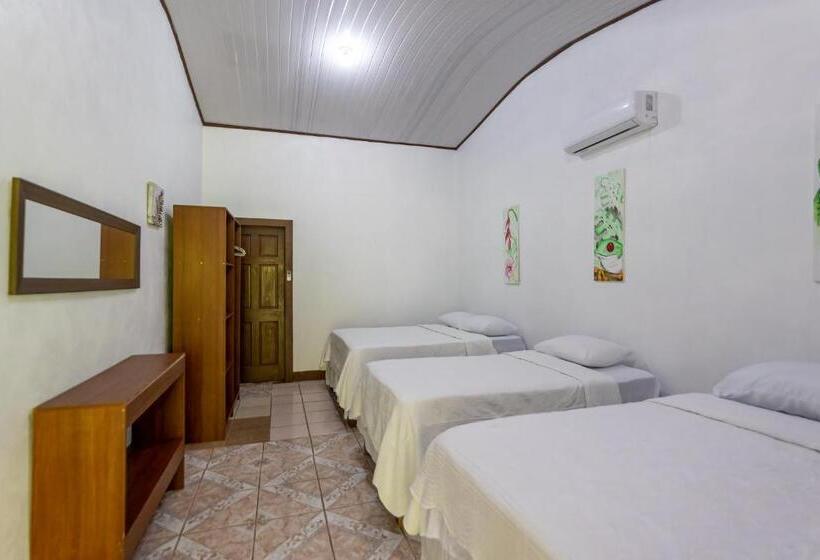 غرفة عائلية مطلّة علي الحديقة, Tortuguero Beachfront