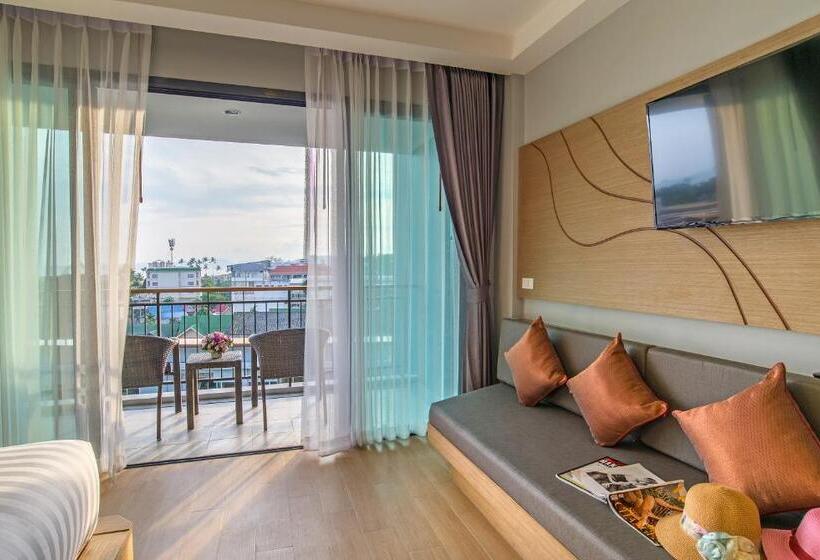 غرفة ديلوكس مطلّة علي البحر, Ava Sea Resort Krabi, Ao Nang Beach