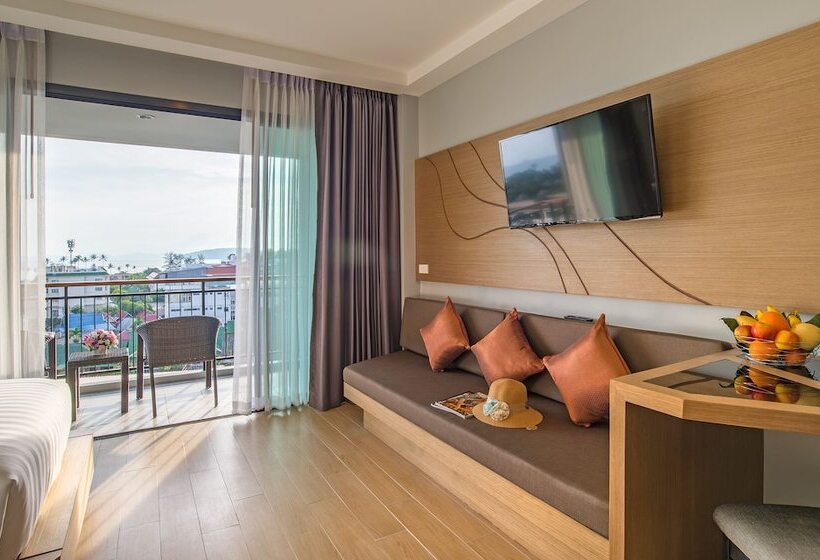 غرفة ديلوكس مطلّة علي البحر, Ava Sea Resort Krabi, Ao Nang Beach