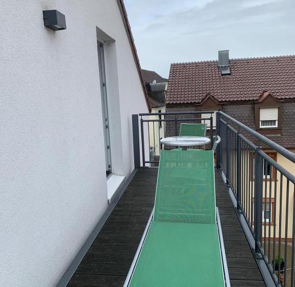 标准工作室带阳台, Best Business Buhl  Boardinghouse