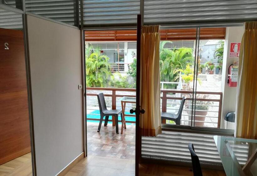 اتاق استاندارد با چشمانداز استخر, La Casa Del Italiano