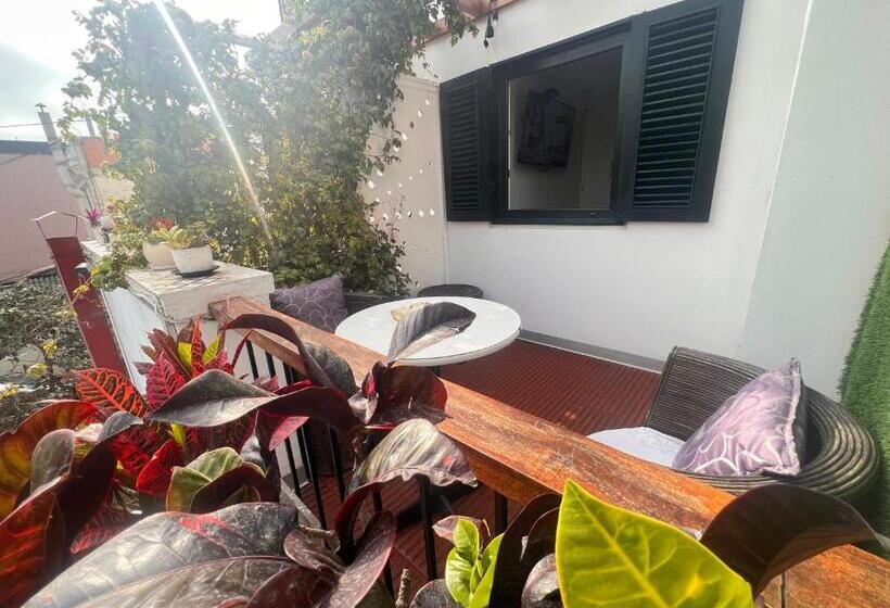 غرفة قياسية مزوَّدة بشُرفة, La Casa Del Viajero