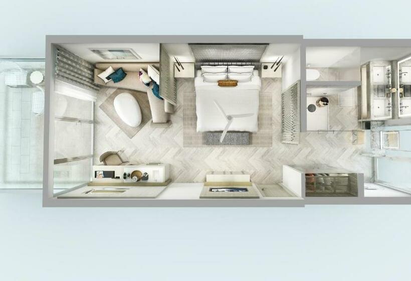 バルコニー付スイート, H2o Suites Adults Only