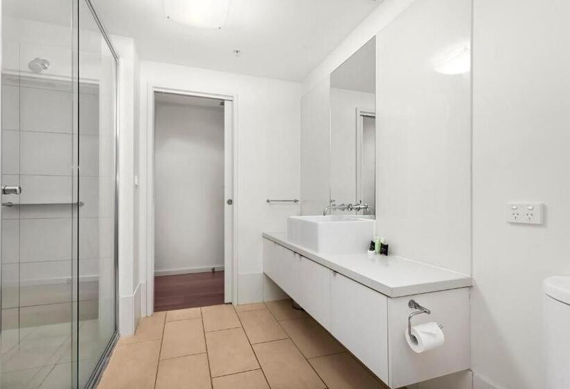 דירת חדר שינה  1 עם נוף לעיר, Waterfront Melbourne Apartments