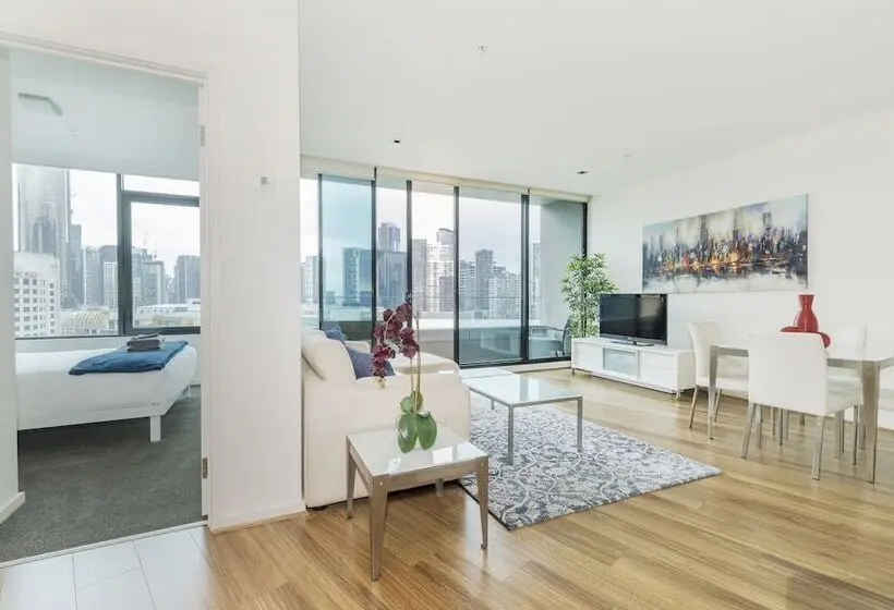 ２ベッドルームのエクゼクティブアパートメント, Waterfront Melbourne Apartments
