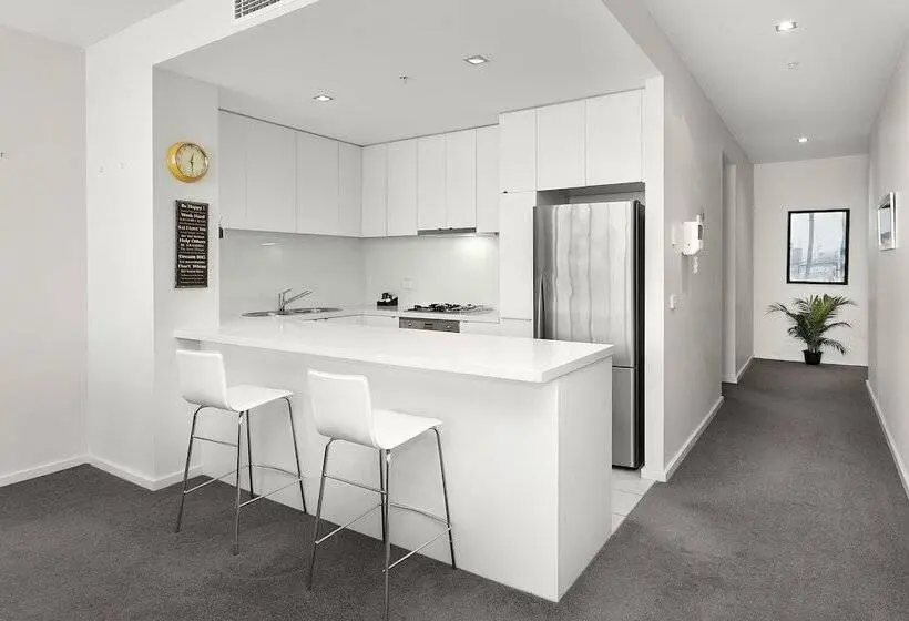 ２ベッドルームのエクゼクティブアパートメント, Waterfront Melbourne Apartments