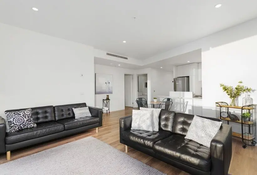２ベッドルームのエクゼクティブアパートメント, Waterfront Melbourne Apartments