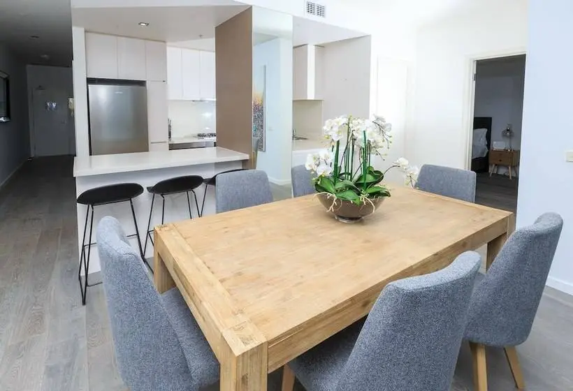 エクゼクティブアパートメントの３ベッドルーム, Waterfront Melbourne Apartments