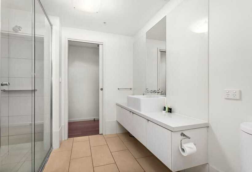 דירת חדר שינה  1 עם נוף לעיר, Waterfront Melbourne Apartments