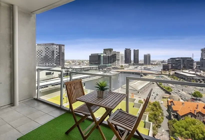 ２ベッドルームのエクゼクティブアパートメント, Waterfront Melbourne Apartments