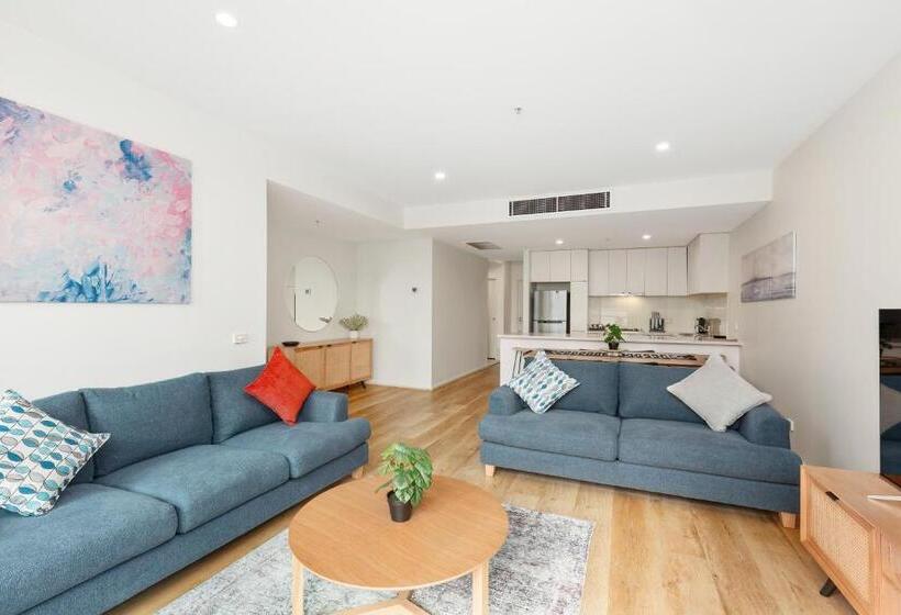 דירת שלושה חדרים, Waterfront Melbourne Apartments