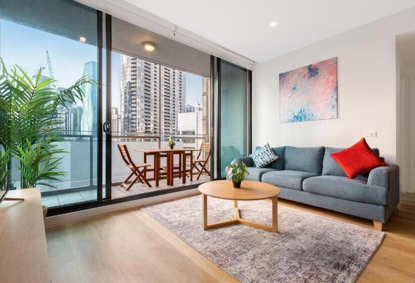 דירת שלושה חדרים, Waterfront Melbourne Apartments