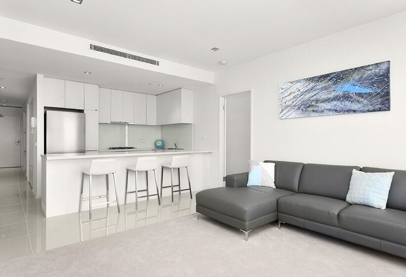 דירת שלושה חדרים, Waterfront Melbourne Apartments