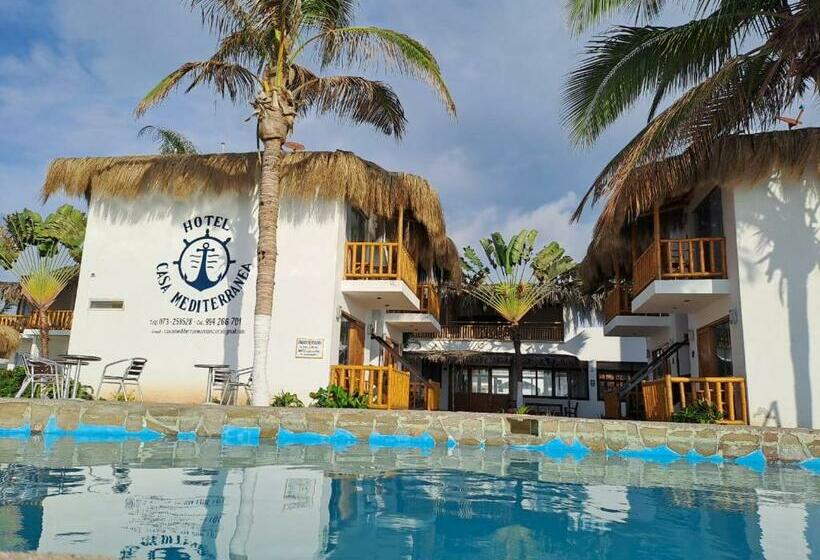 חדר סטנדרט עם מרפסת ונוף לים, Casa Mediterranea Mancora