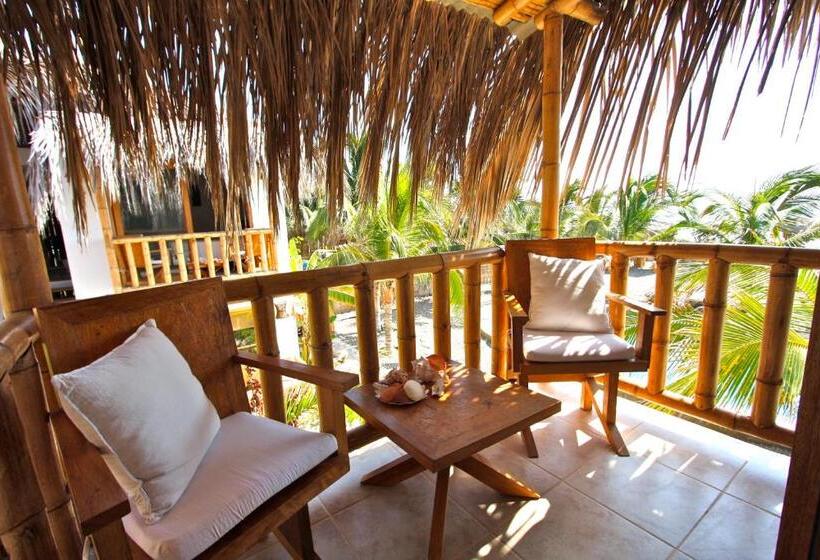 חדר סטנדרט עם מרפסת ונוף לים, Casa Mediterranea Mancora